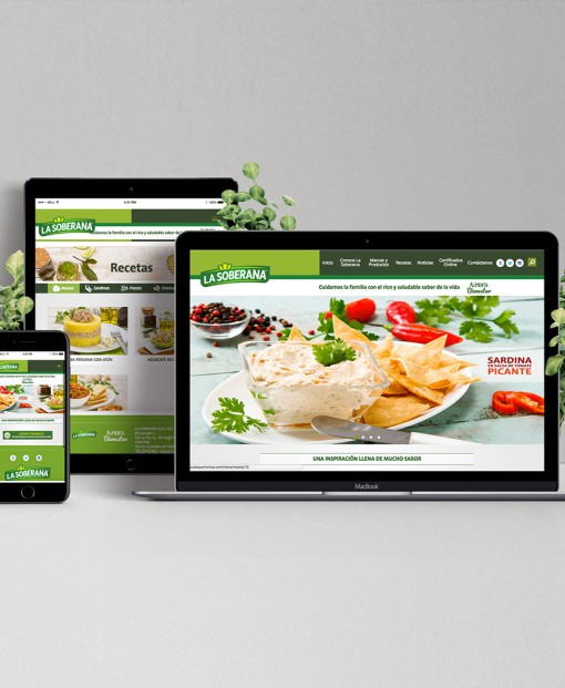 La Soberana — Web + Digital