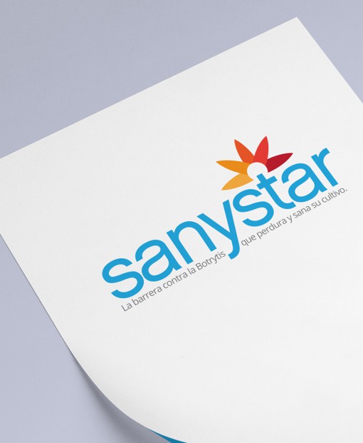 Sanystar marca sombrilla SummitAgro — Branding