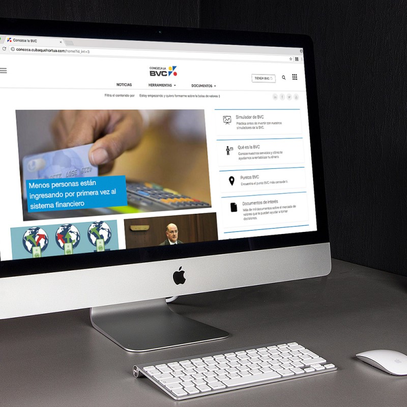 Sitio Web BVC